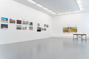 Ausstellungsansichten, hit pay dirt, Lena Bils und Johanna Schlegel, basis e.V., Frankfurt am Main, 2023